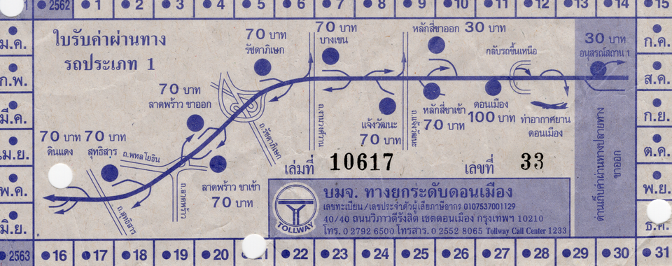 The Toll Roads of Alternate Thailand